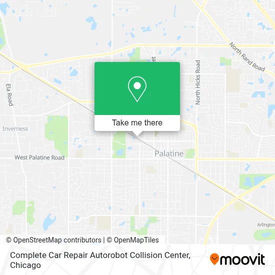 Complete Car Repair Autorobot Collision Center map