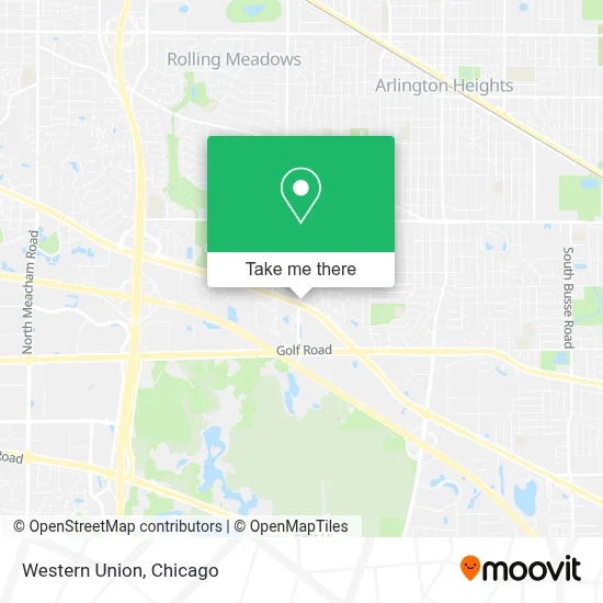 Western Union map