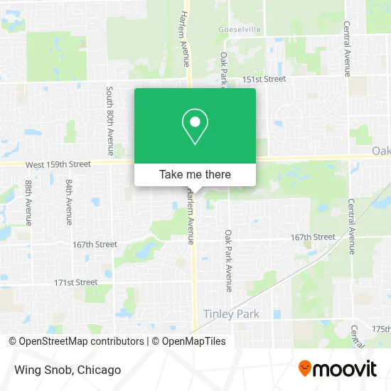 Wing Snob map