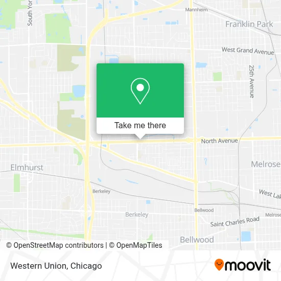 Western Union map
