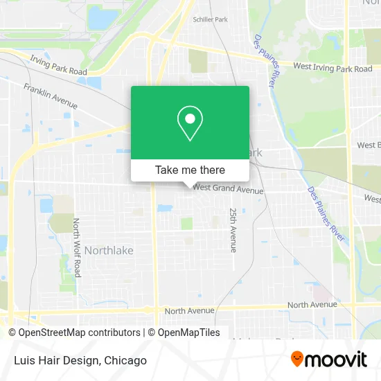 Luis Hair Design map