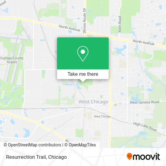 Resurrection Trail map