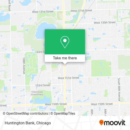 Huntington Bank map