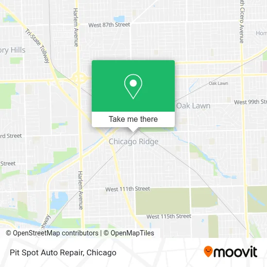 Pit Spot Auto Repair map