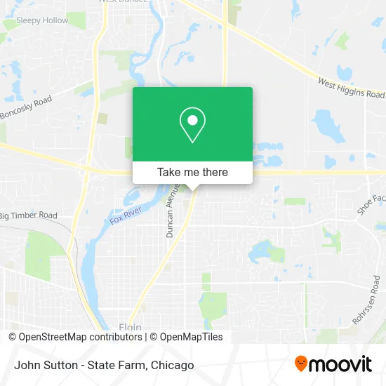 John Sutton - State Farm map