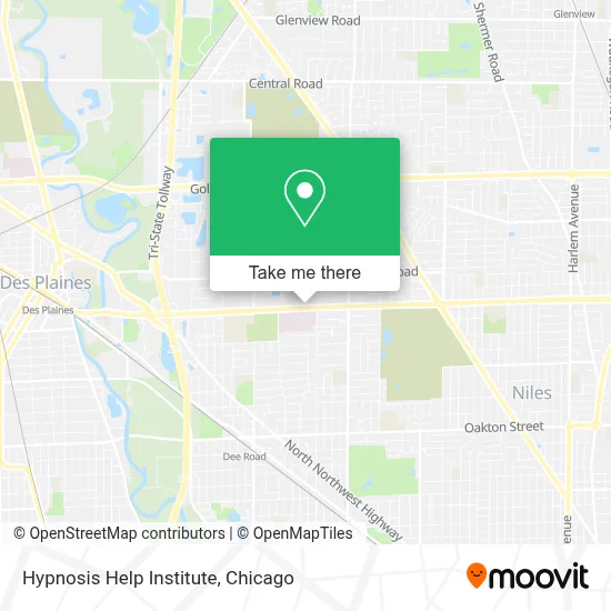 Hypnosis Help Institute map