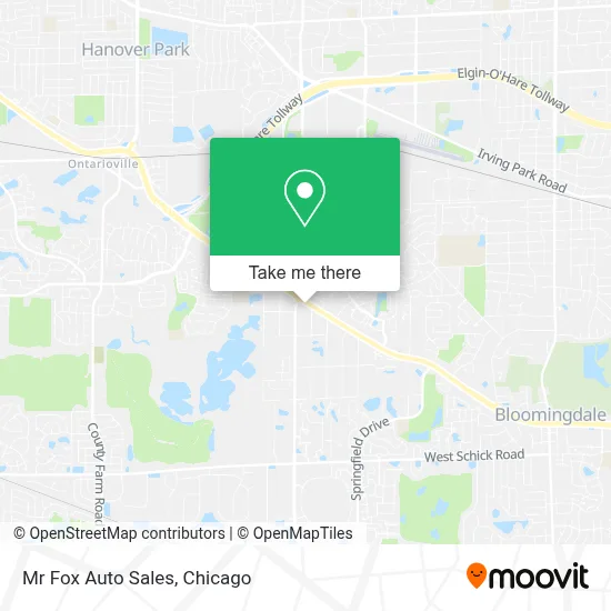 Mr Fox Auto Sales map