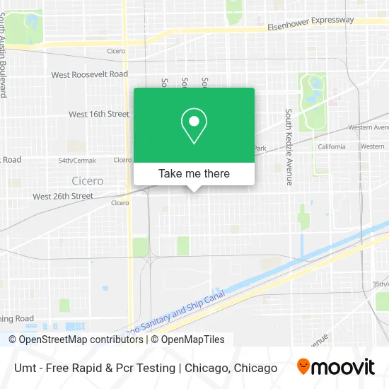 Umt - Free Rapid & Pcr Testing | Chicago map
