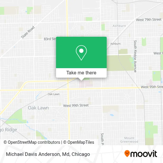 Michael Davis Anderson, Md map