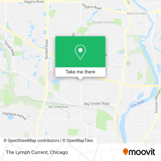The Lymph Current map