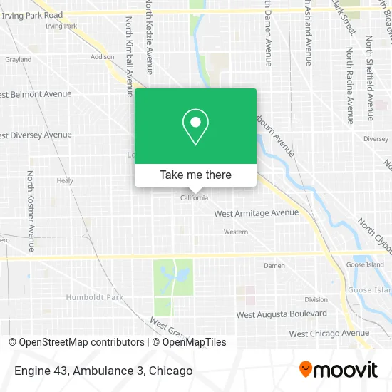 Engine 43, Ambulance 3 map