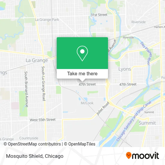 Mosquito Shield map