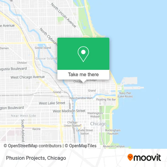 Phusion Projects map