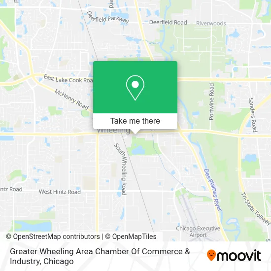 Greater Wheeling Area Chamber Of Commerce & Industry map