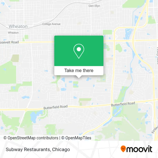 Subway Restaurants map