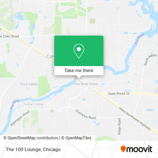 The 100 Lounge map