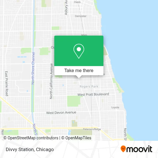 Divvy Station map