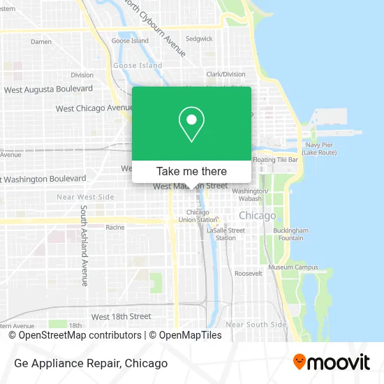 Ge Appliance Repair map