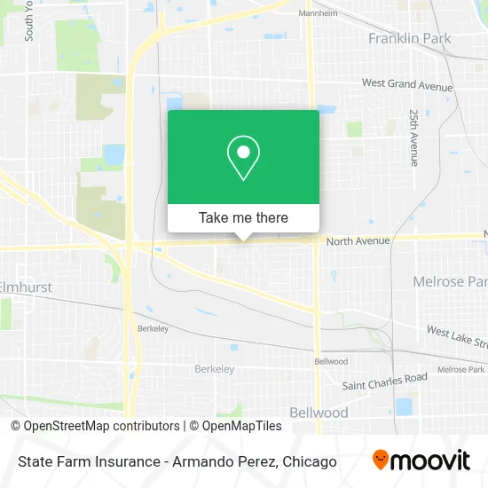 State Farm Insurance - Armando Perez map