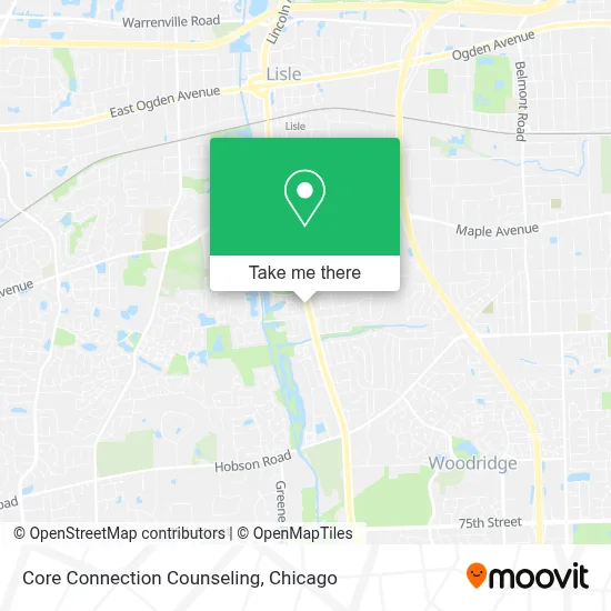 Core Connection Counseling map