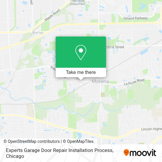 Experts Garage Door Repair Installation Process map