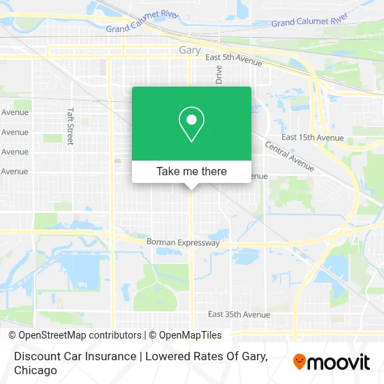 Discount Car Insurance | Lowered Rates Of Gary map