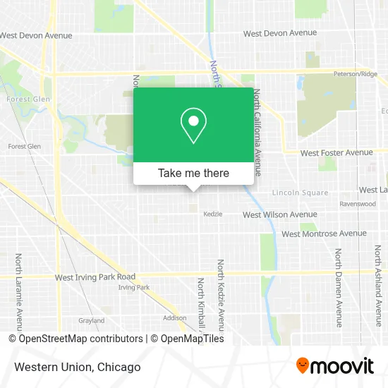 Western Union map
