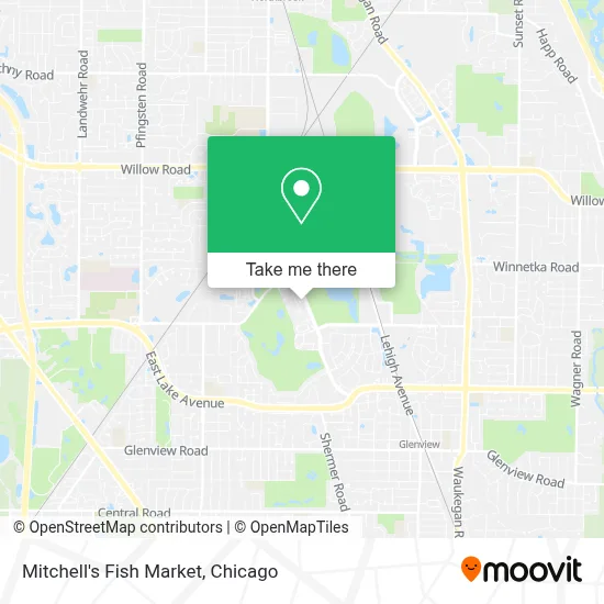 Mitchell's Fish Market map