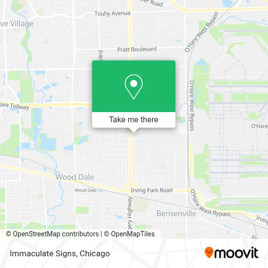 Immaculate Signs map