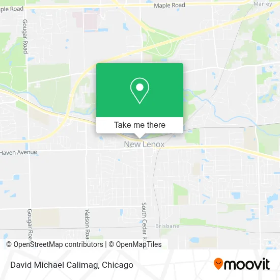 David Michael Calimag map