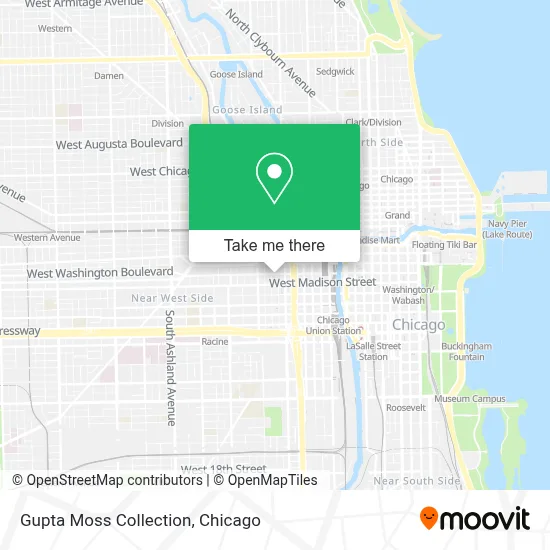 Gupta Moss Collection map