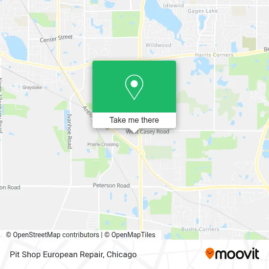 Pit Shop European Repair map