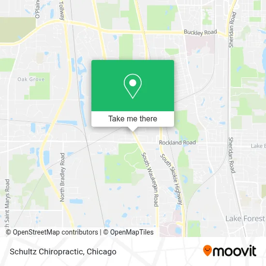 Schultz Chiropractic map