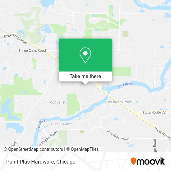Paint Plus Hardware map