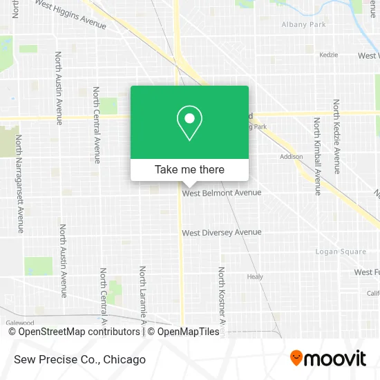Sew Precise Co. map