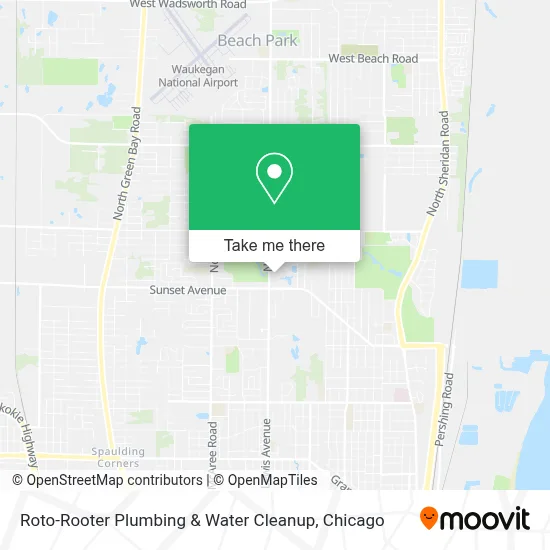 Roto-Rooter Plumbing & Water Cleanup map