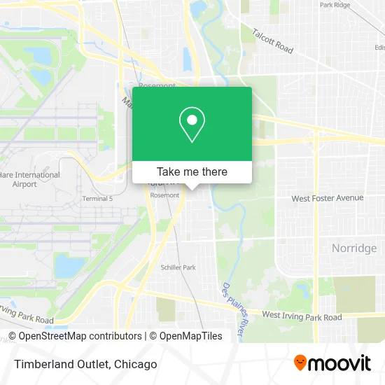 Timberland Outlet map