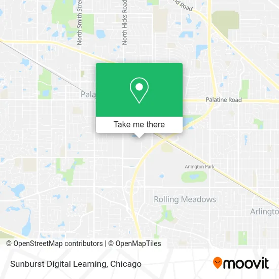 Sunburst Digital Learning map