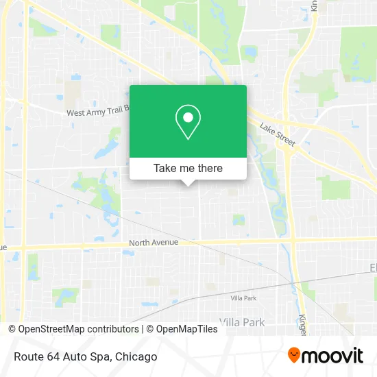 Route 64 Auto Spa map