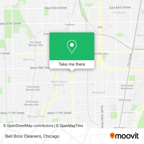 Bell Bros Cleaners map