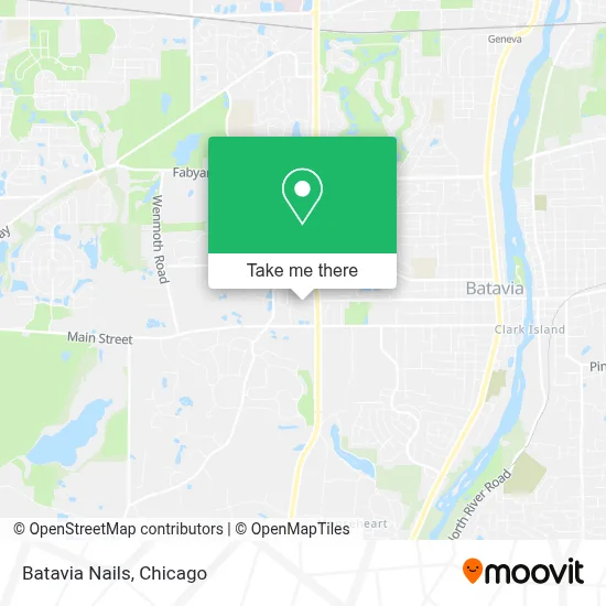 Batavia Nails map