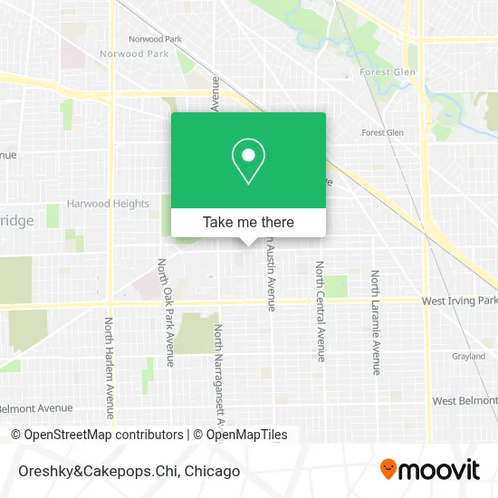 Oreshky&Cakepops.Chi map