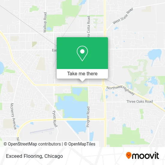 Exceed Flooring map