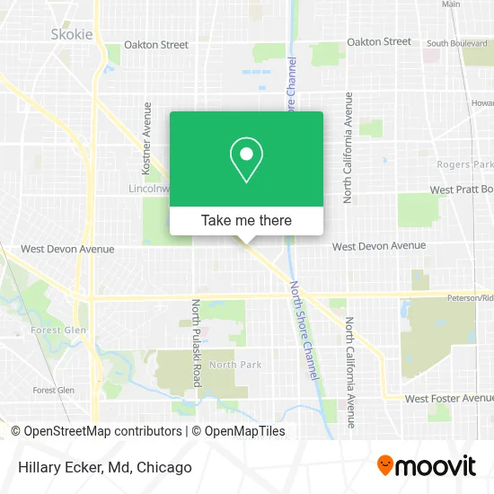 Hillary Ecker, Md map