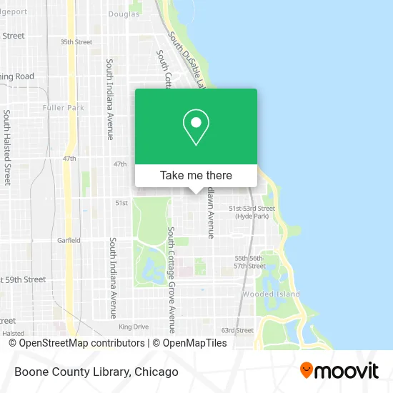 Boone County Library map