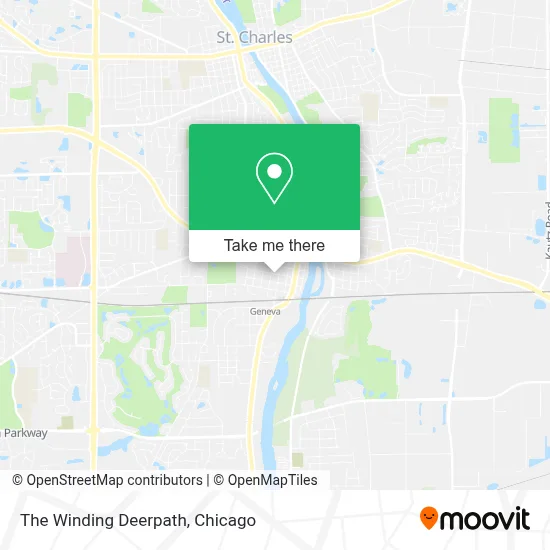 The Winding Deerpath map