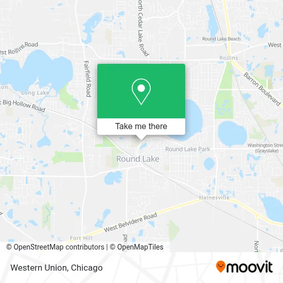 Western Union map