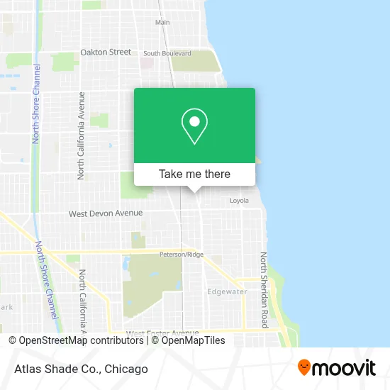 Atlas Shade Co. map