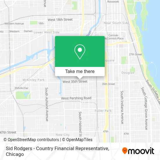 Sid Rodgers - Country Financial Representative map