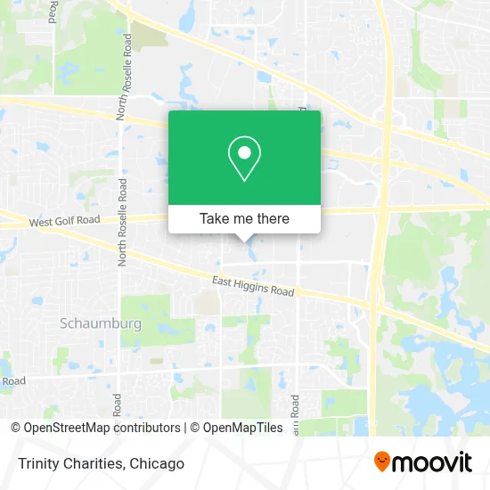 Trinity Charities map